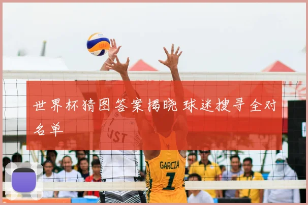 世界杯猜图答案揭晓 球迷搜寻全对名单